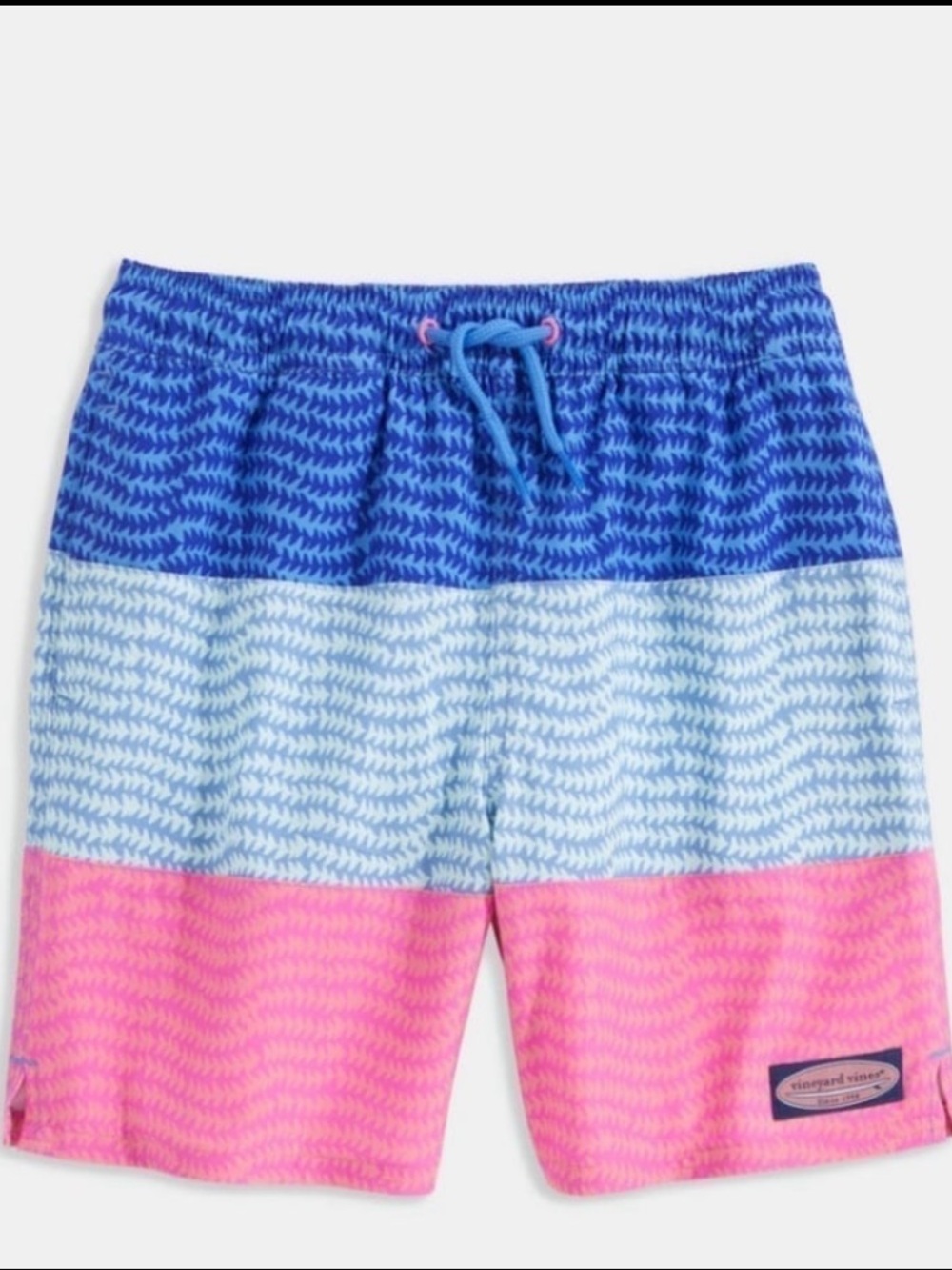 Vineyard Vines Boys' Pieced Chappy Swim Trunk Size M (12-14)